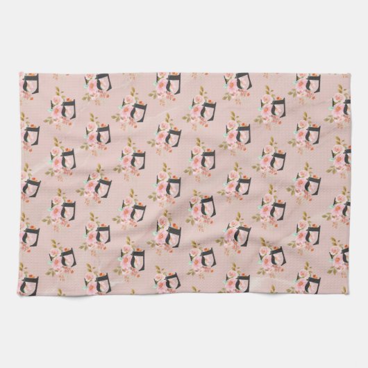 Letter F Geschirrtuch (Horizontal)