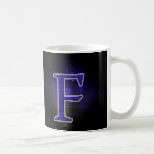 Letter F Kaffeetasse (Rechts)