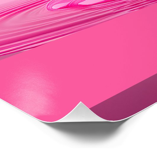 Letter F, Monogram F - Customizable Name Poster (Ecke)