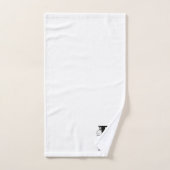 Letter F Monogram Initial Bath Gift Set (Handtuch)