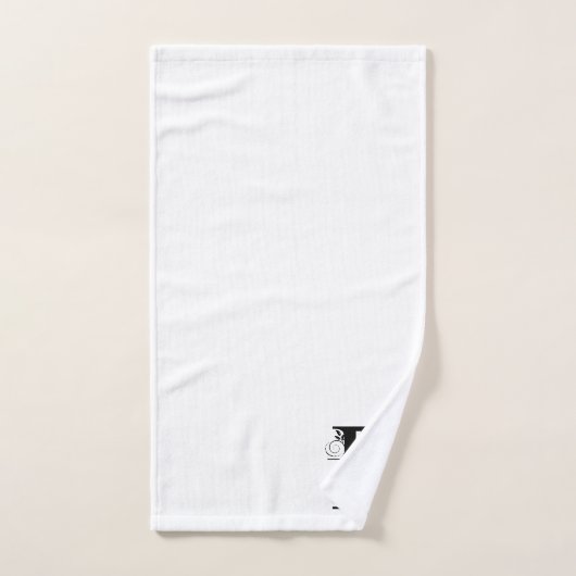 Letter F Monogram Initial Bath Gift Set (Handtuch)