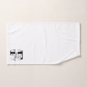 Letter F Monogram Initial Bath Gift Set (Handtuch)
