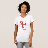 Letter F Personalized T-Shirt (Vorne ganz)