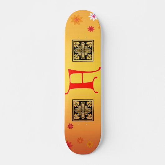Letter F Skateboard (Vorne)