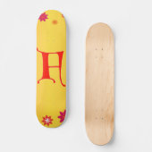 Letter F Skateboard (Vorderseite)
