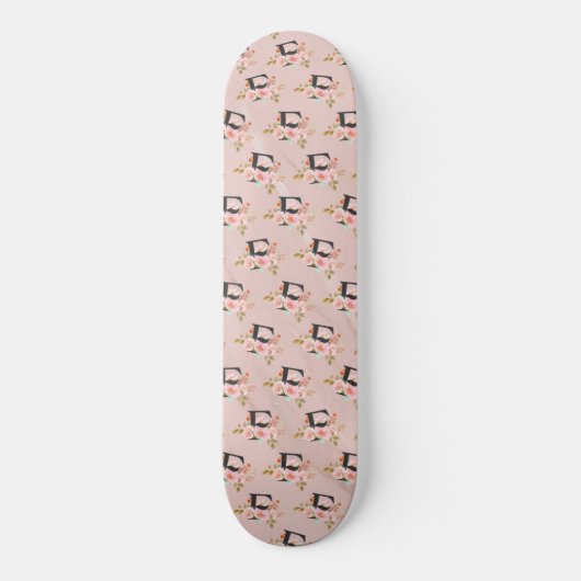 Letter F Skateboard (Vorderseite)