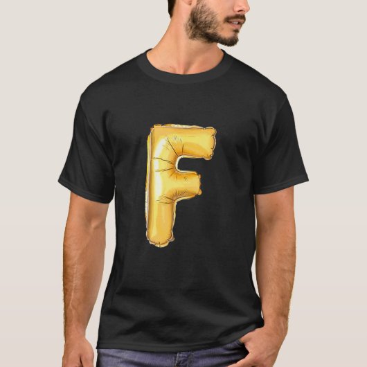 Letter F T-Shirt (Vorderseite)