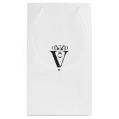 Letter Face-Geschenktasche Kleine Geschenktüte (Rückseite)