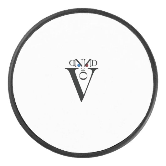 Letter Face Hockey Puck (Vorderseite)