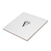 Letter Face Keramik Tile Fliese (Seite)