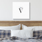 Letter Face Wrapped Canvas Leinwanddruck (Insitu (Schlafzimmer))