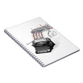 Letter Factory Minimalistisch Notebook Notizblock (Rechte Seite)