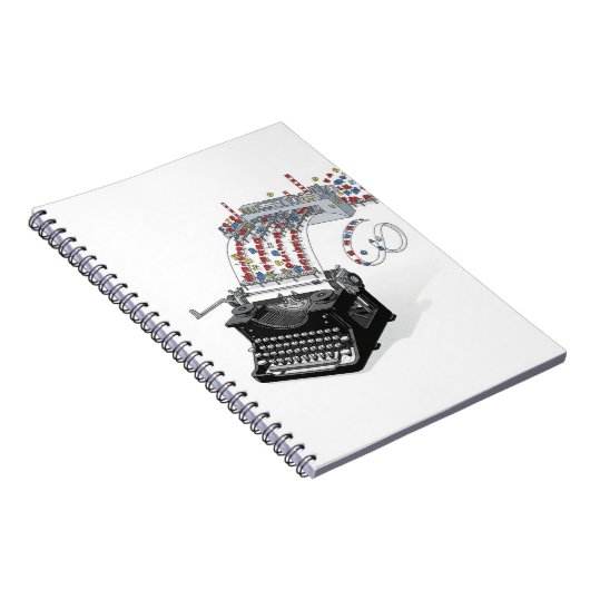 Letter Factory Minimalistisch Notebook Notizblock (Rechte Seite)