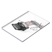 Letter Factory Minimalistisch Notebook Notizblock (Linke Seite)