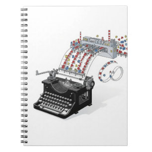 Letter Factory Minimalistisch Notebook Notizblock