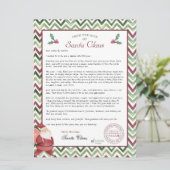 Letter from Santa for Older Kids Einladung (Stehend Vorderseite)