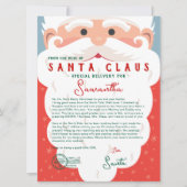 Letter from Santa Nice List Certificate Christmas (Vorderseite)