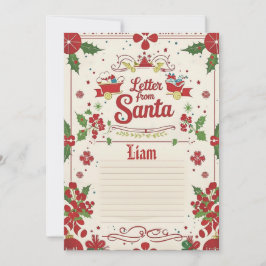 Letter from Santa | Official North Pole Christmas  Einladung