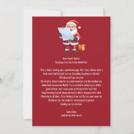 Letter From Santa's Desk Einladung