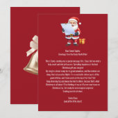 Letter From Santa's Desk Einladung (Vorne/Hinten)