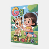 Letter G Alphabet Poster – G is for Giraffe (Winkel)