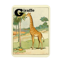 Letter G for Giraffe Magnet