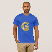 Letter G Men Basic Bella Leinwand T - Shirt (Vorne ganz)