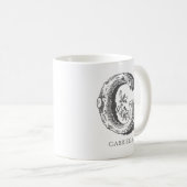 Letter G Monogram, Modern Name Kaffeetasse (VorderseiteRechts)