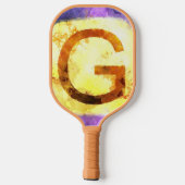 Letter G Pickleball Paddle (Rückseite)
