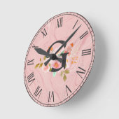 Letter G Runde Wanduhr (Winkel)