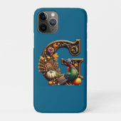 Letter G Thanksgiving style Case-Mate iPhone Hülle (Rückseite)