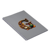 Letter G Thanksgiving style  Notizblock (Rechte Seite)