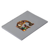 Letter G Thanksgiving style  Notizblock (Linke Seite)