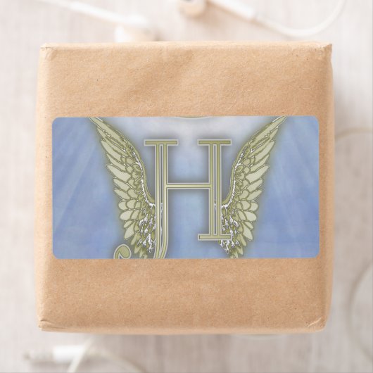 Letter H Angel Monogram (Insitu)