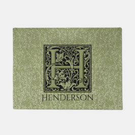 Letter H First Letter Monogram Personalisiert Fußmatte