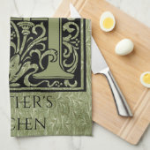 Letter H First Letter Monogram Personalisiert Geschirrtuch (Viertel Falte)