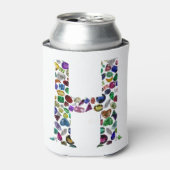 Letter H Monogram Dosenkühler (Kanne Vorderseite)