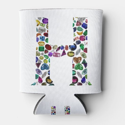 Letter H Monogram Dosenkühler (Vorderseite)