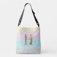 *~ LETTER H Monogram Gold Glitzer Pastellfarben