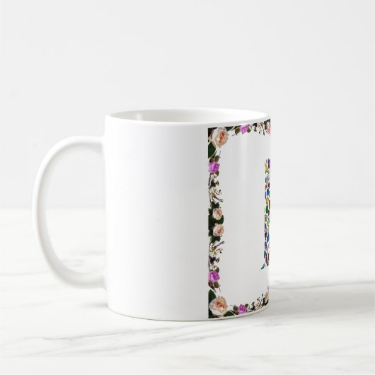 Letter H Monogram Kaffeetasse (Links)