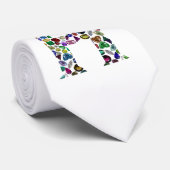 Letter H Monogram Krawatte (Gerollt)