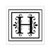 Letter H Monogram Permastempel (Design)