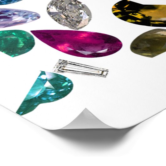 Letter H Monogram Poster (Ecke)