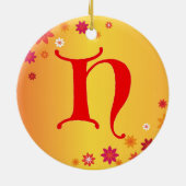 Letter H Ornament (Hinten)