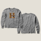 Letter H Thanksgiving gift style (Design Vorder- & Rückseite)