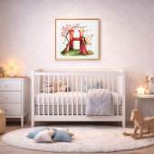 Letter H Tiger Fairy Poster - Alphabet Art