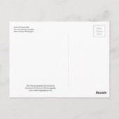 Letter H Treasure Map Postkarte (Rückseite)