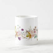 Letter I - Gold Floral Name Schwesterfreund Kaffeetasse (Mittel)