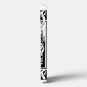 Letter I Medival Monogram Art Nouveau Case-Mate iPhone Hülle (Rückseite / Links)