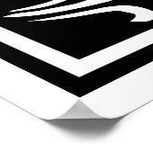 Letter I Medival Monogram Art Nouveau Poster (Ecke)